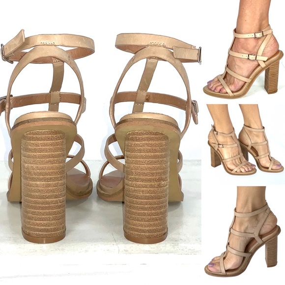 BNIB ALIAS MAE nude strappy heels 7 - Picture 8 of 8